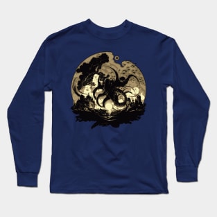 Octopocalypse: Sometimes a Tsunami isn't Enough Long Sleeve T-Shirt